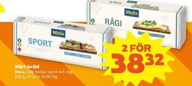 Wasa - Hårt bröd