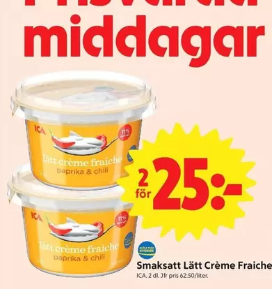 Smaksatt Lätt Crème Fraiche