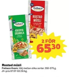 Frebaco - Rostad müsli