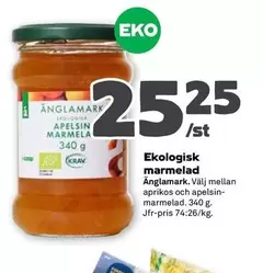 Änglamark - Ekologisk Apelsinmarmelad