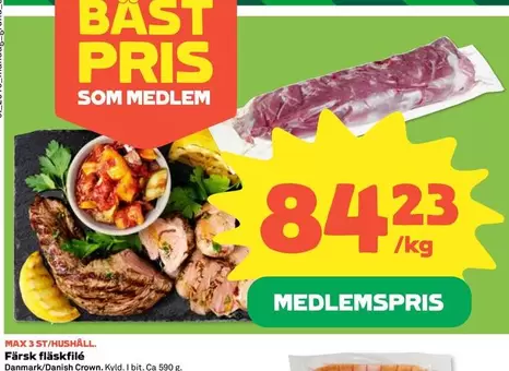 Danish Crown - Färsk fläskfilé