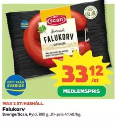 Scan - Falukorv Klassikern