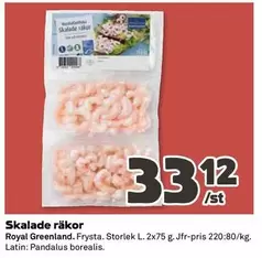 Royal Greenland - Skalade räkor