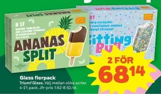 Triumf glass - ANANAS SPLIT