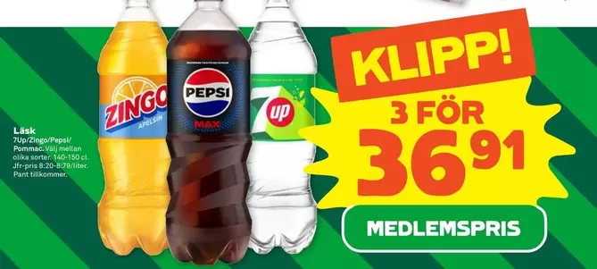 zingo - Zingo, Pepsi Max, 7UP