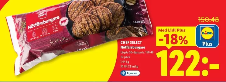 Select - Nötfärsburgare