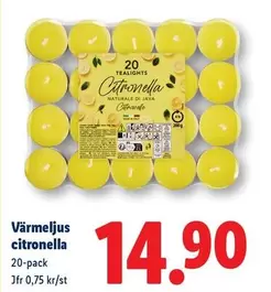 Värmeljus Citronella