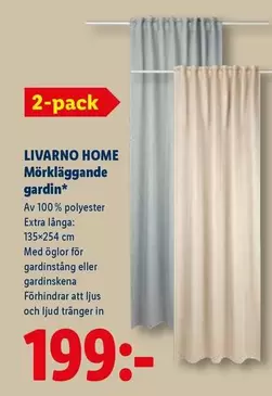 Extra - Mörkläggande gardin