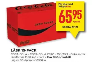 coca-cola - LÄSK 15-PACK