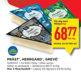 Garant - PRÄST, HERRSGÅRD, GREVÉ