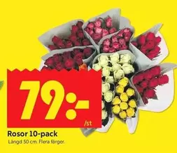 Rosor 10-pack