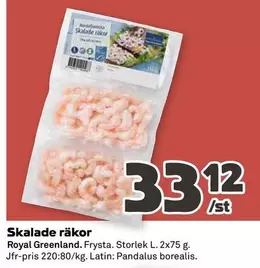 Royal Greenland - Skalade räkor