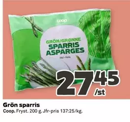 Coop - Grön sparris