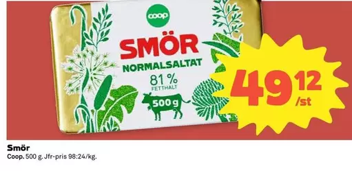 Coop - Smör Normalsaltat