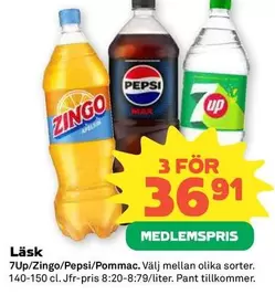 zingo - 7Up/Zingo/Pepsi/Pommac