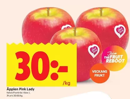 Äpplen Pink Lady
