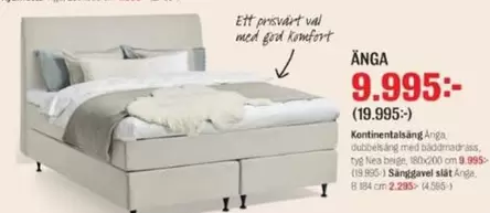 ÄNGA Kontinentalsäng