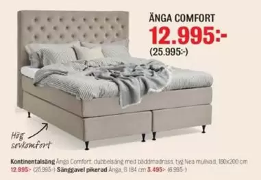 Comfort - Änga  Kontinentalsäng