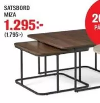 Satsbord Miza