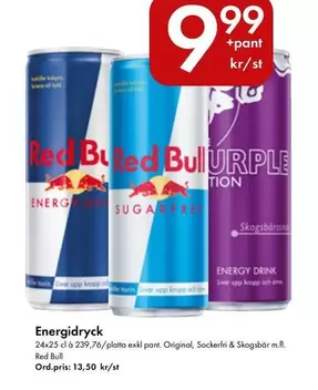 Red bull - Energidryck