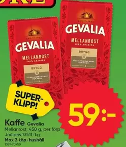 gevalia - Kaffe Mellanrost