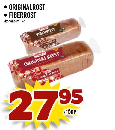 Skogaholm - ORIGINALROST, FIBERROST