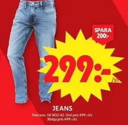 JEANS Pearson, Stil W32-42