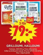 Fontana - Grilloumi, Halloumi