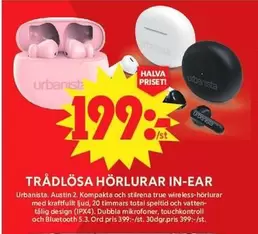 Urbanista - Trådlösa hörlurar IN-EAR