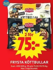 Scan - Frysta Köttbullar