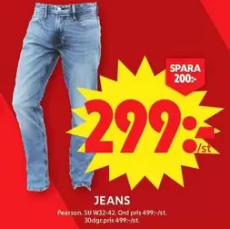 JEANS Pearson. Stl W32-42