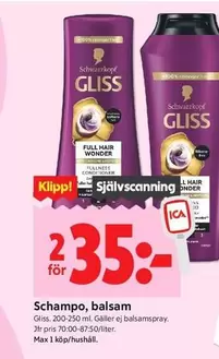 Schwarzkopf - Schampo, balsam