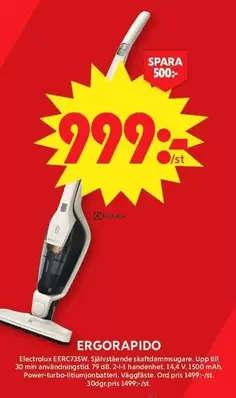 Electrolux - ERGORAPIDO