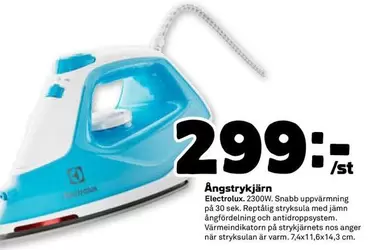 Electrolux - Ångstrykjärn