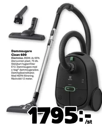Electrolux - Dammsugare Clean 600