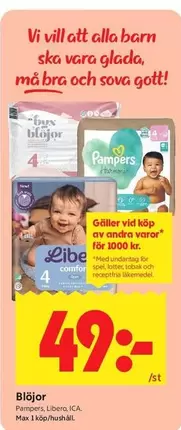 Pampers - Blöjor