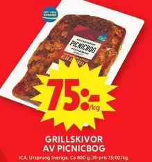 GRILLSKIVOR AV PICNICBOG