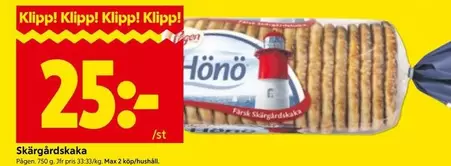 Pågen - Skärgårdskaka