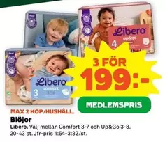 Libero -  Comfort 3-7 och Up&Go 3-8