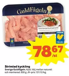 Guldfågeln - Strimlad kyckling