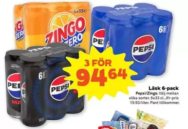 zingo - Läsk 6-pack