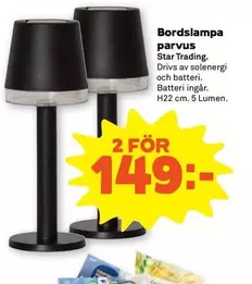 Bordslampa