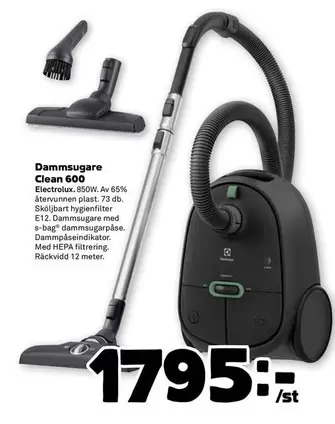 Electrolux - Dammsugare Clean 600
