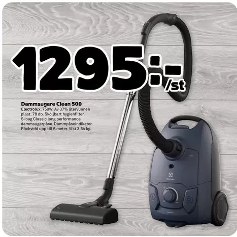 Electrolux - Dammsugare Clean 500