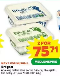 Bregott -  Mellan/Normal saltat