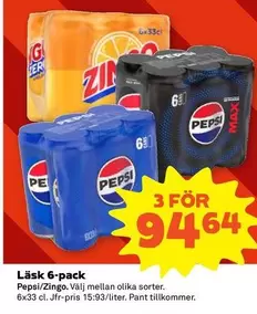Pepsi - L
uevo 6-pack
