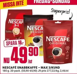 Nescafe - SNABBKaffe