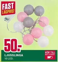 LJUSSLINGA 10 LED
