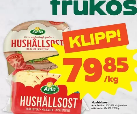 Arla - Hushållsost
