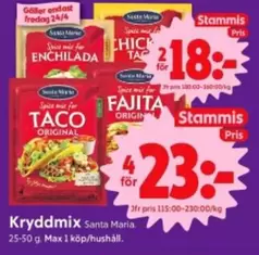 Santa Maria - Kryddmix